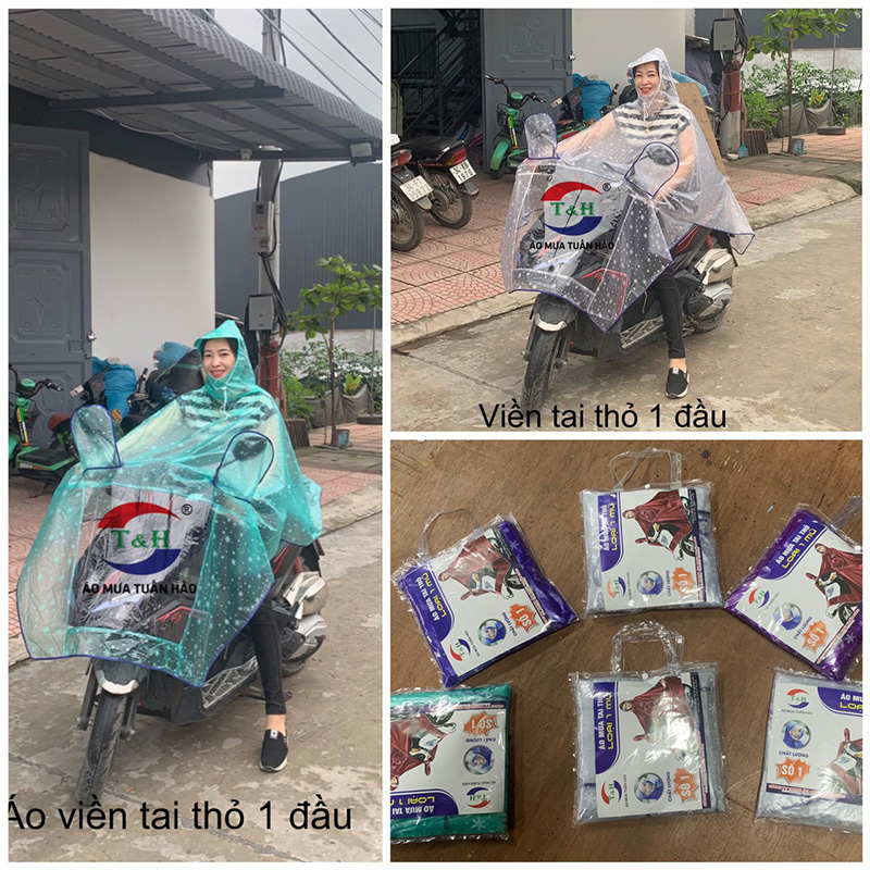 Áo viền tai thỏ 1 đầu